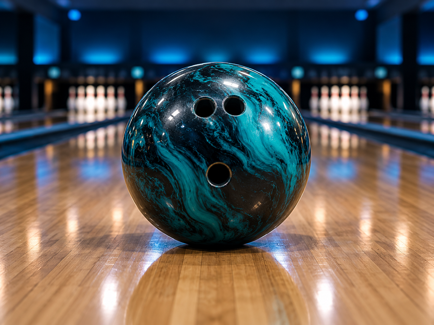 Bowlingbälle – KI-generiertes Symbolbild